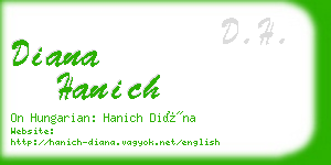 diana hanich business card